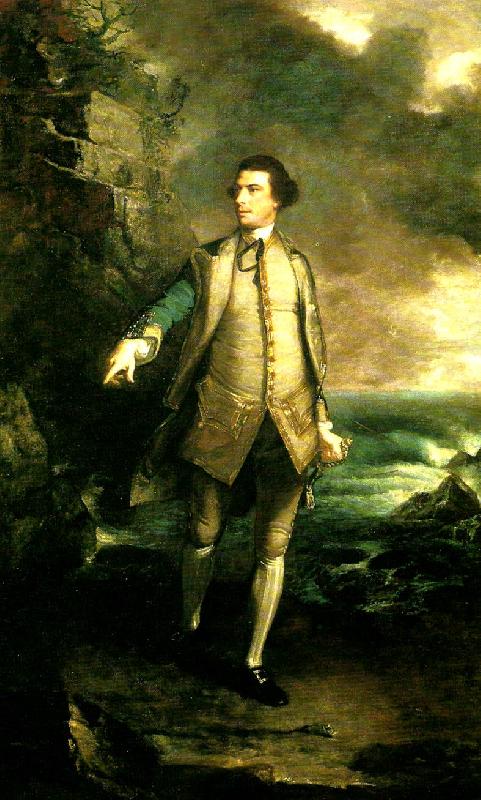 Sir Joshua Reynolds commodore augustus keppel oil painting image